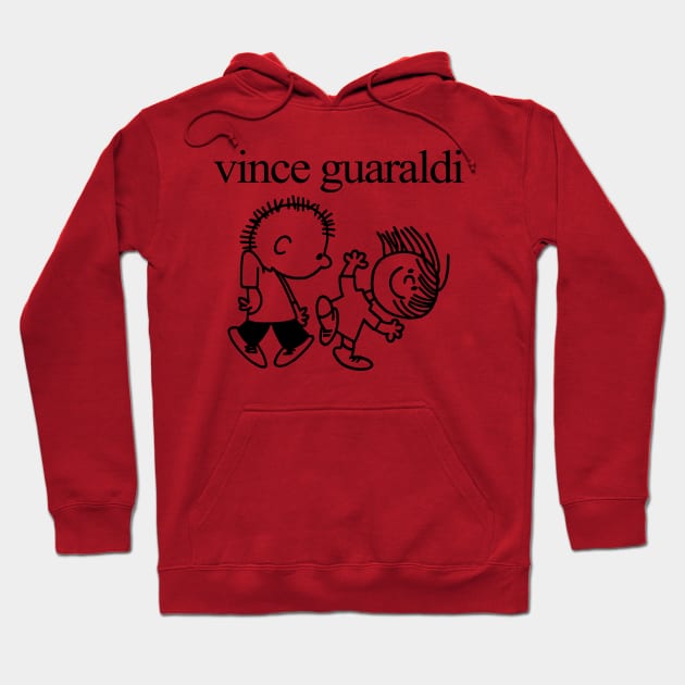 vince guaraldi Hoodie by fun stuff, dumb stuff